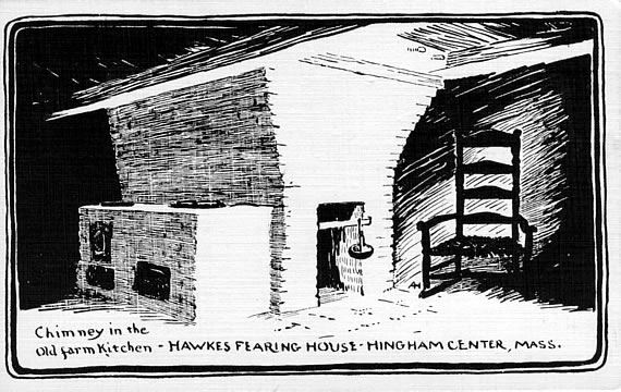 Illustration - Chimney in the Old Farm Kitchen